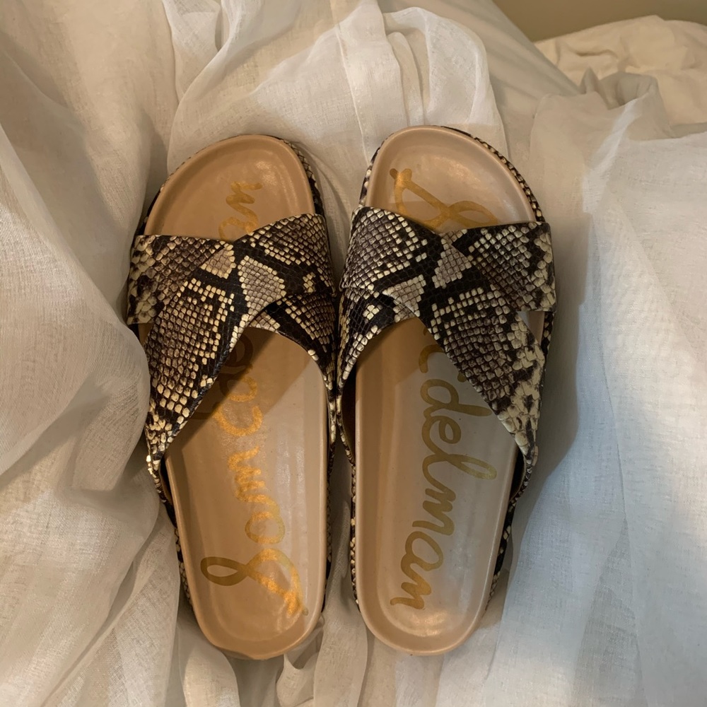 Sam Edelman Snake Sandals Platform